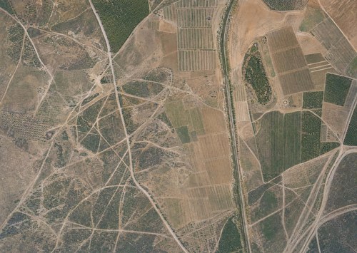 Archive record 304b: Khirbet Daran with the colony Rechowot, similar to no. 303