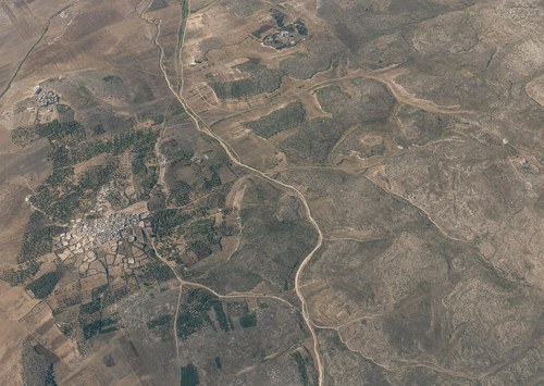 Archive record 308: Dschimzu (6.5 km east of er-Ramle), with 2 km of surrounding terrain to the north