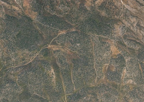 Archive record 309b: Dschimzu with 2 km northwestern and 1 km northern surroundings with Nebi Danjan