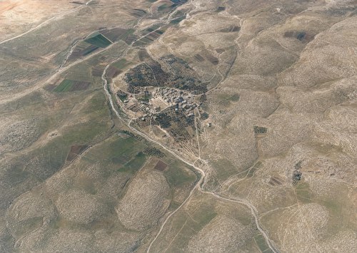 Archive record 311: Annabe (7 km southeast of er-Ramle) with Wadi Kreka and wider surroundings