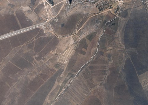Archive record 317: Southeast of el-Kubab with Wadi en-Neda, similar to no. 316