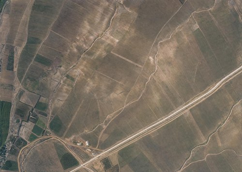 Archive record 318: Southeast of el-Kubab with Wadi en-Neda, part from no. 317