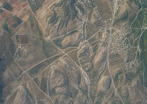 Archive record 334d: North of el-Kubebe bzw. northwest of Khirbet Sarafand
