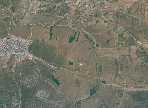 Archive record 34: Kalkilje with railway and 3 km northern surroundings