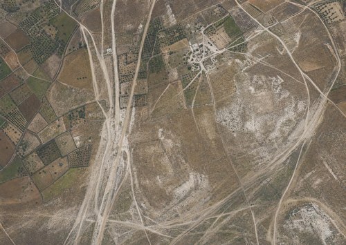 Archive record 352: Jebna and 1.5 km of surrounding terrain to the east, continuing no. 350 to the southeast