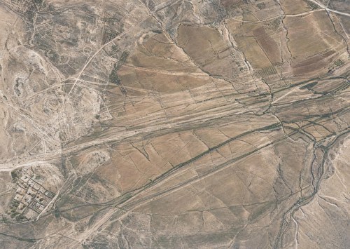 Archive record 355a: Southwest of Jebna (not southeast of), 3 km, with Tell el-Charrube and el-Chrabe, sand dunes