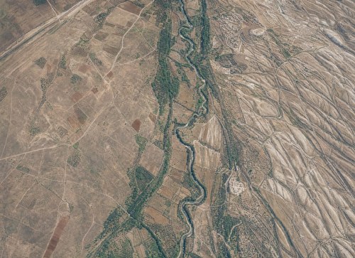 Archive record 361: Southeast of Nebi Junis, Windungen of the Nahr Sukrer