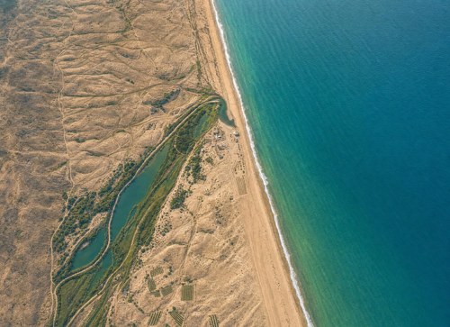 Archive record 361c: Southeast of Nebi Junis, Windungen of the Nahr Sukrer