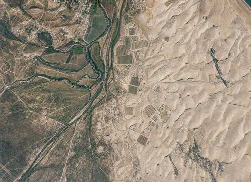 Archive record 361e: Southeast of Nebi Junis, Windungen of the Nahr Sukrer