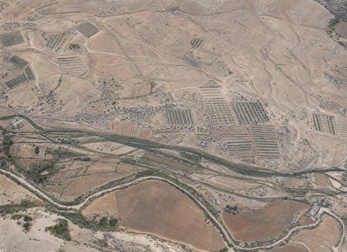 Archive record 361h: Southeast of Nebi Junis, Windungen of the Nahr Sukrer