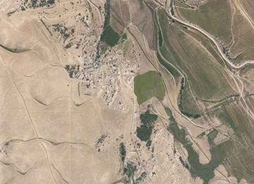 Archive record 361m: Southeast of Nebi Junis, Windungen of the Nahr Sukrer
