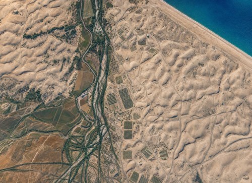 Archive record 361o: Southeast of Nebi Junis, Windungen of the Nahr Sukrer