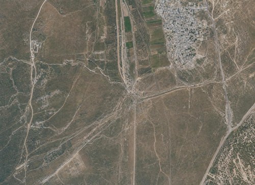 Archive record 361s: Southeast of Nebi Junis, Windungen of the Nahr Sukrer