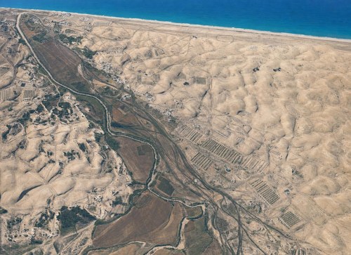 Archive record 365k: South of Nebi Junis, sand dunes
