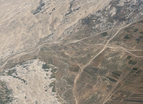 Archive record 371: East of Nebi Junis, Windungen of the Nahr Sukrer