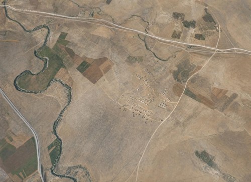 Archive record 385a: East of Wadi es-Sarar with Wadi el-Chalil