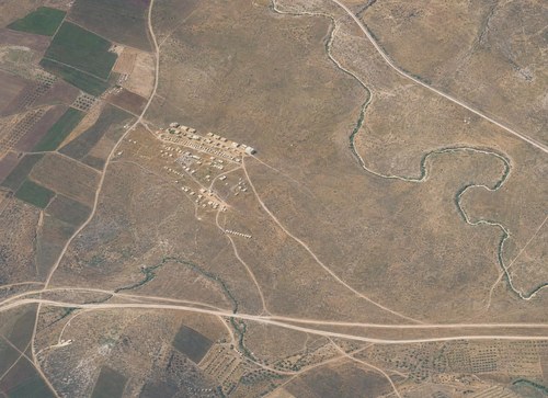 Archive record 388a: East of station Wadi es-Sarar with En en-Nina, Chalde, Bir ed-Daschir and Khirbet esch-Schech Chalid