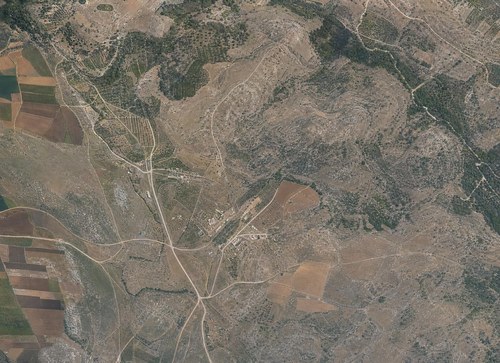 Archive record 388c: East of station Wadi es-Sarar with En en-Nina, Chalde, Bir ed-Daschir and Khirbet esch-Schech Chalid