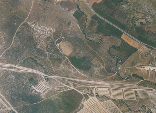 Archive record 396d: East of station Wadi es-Sarar with Jewish colony Chulda