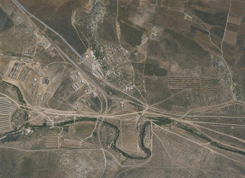 Archive record 396f: East of station Wadi es-Sarar with Jewish colony Chulda