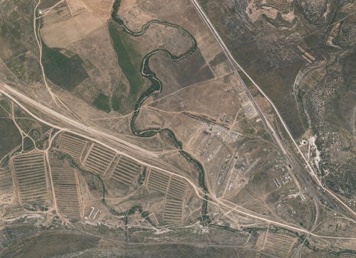 Archive record 396g: East of station Wadi es-Sarar with Jewish colony Chulda
