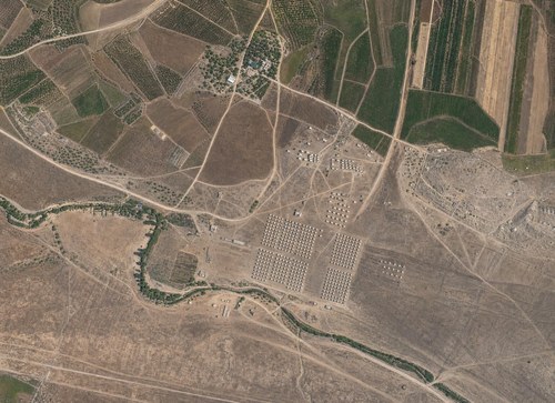 Archive record 396t: East of station Wadi es-Sarar with Jewish colony Chulda