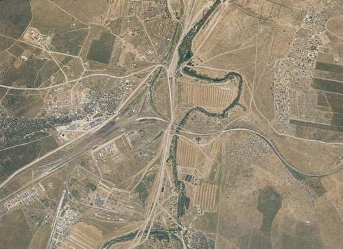 Archive record 396z: East of station Wadi es-Sarar with Jewish colony Chulda