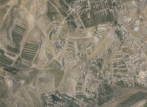 Archive record 400b: terrain west of Barka: Dschisr Esdud, railway and sand dunes
