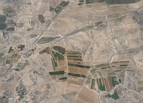 Archive record 429a: Dschulis (6 km east of el-Medschdel at the railway line Wadi es-Sarar-Gaza) with northern and western surroundings