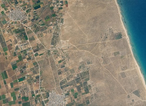 Archive record 434: el-Medschdel and northwestern surroundings as far as the sea and the village of Hamame