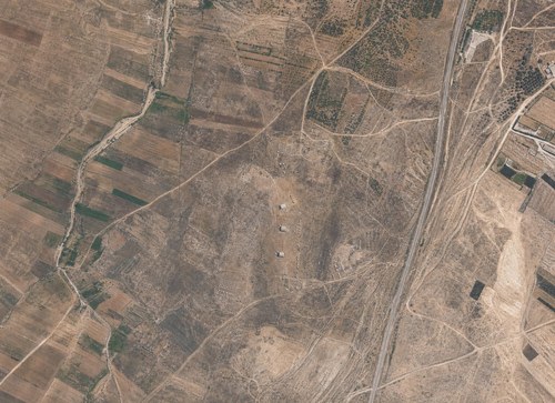 Archive record 437: East of el-Medschdel to the railway line Wadi es-Sarar
