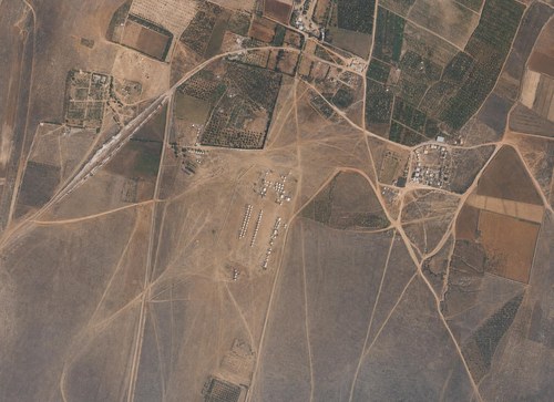Archive record 471: Bir Umm Maudschu (not Mandschu) 15 km southwest of Gaza, military camp, southern continuation of no. 470