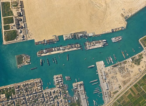 Archive record 497: Port Said (8 × 10 format)