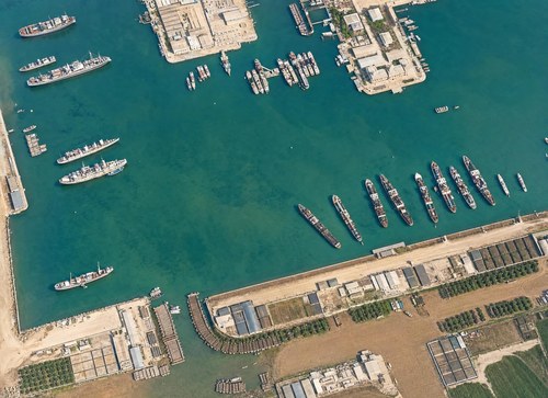 Archive record 497a: Port Said (8 × 10 format)