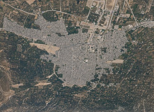 Archive record 518c: Damascus, view over the whole city and part of its orchards