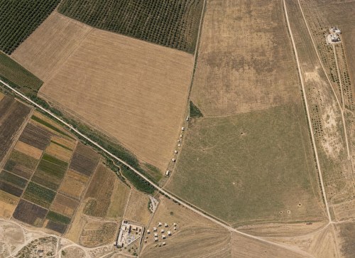 Archive record 527a: village and colony Afule, German airfield
