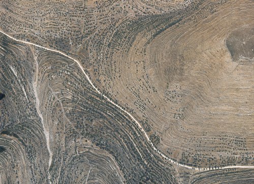 Archive record 534: South of Sindschil with Wadi ed-Dschib and Jerusalem road