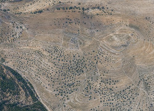 Archive record 551: West of SindschiI (southeastern continuation of no. 549) with Burj Berdawil
