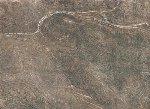Archive record 554: West of En Sinja with Jerusalem road to Dchifna, southern continuation of no. 553