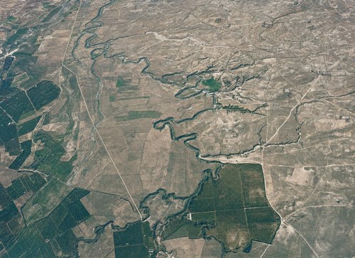 Archive record 57: Nahr el-Auja, with the bridge Wasta and Ferruchije