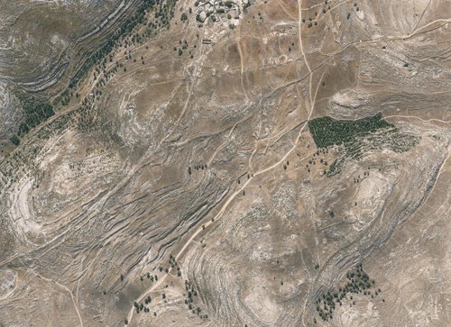 Archive record 576: Deir Dscharir and surroundings, not Bir el-Kuff, 2 km south of Kefr Malik, southern continuation of no. 577