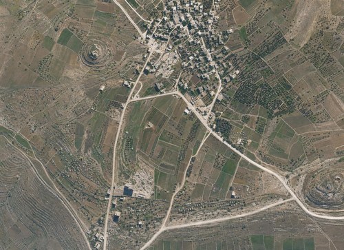 Archive record 619: el-Bire and terrain to Ramallah, northern continuation of no. 617 and 618