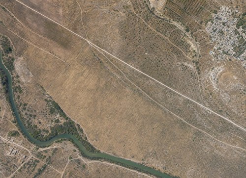 Archive record 63: Nahr el-Auja east of the Hattar-bridge and Tell Abu Zetun