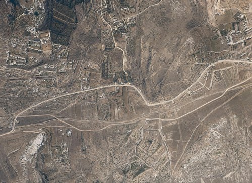 Archive record 633: West of Kefr Akab (3 km south of el-Bire), with Jerusalem road near Tell en-Nasbe to Kefr Tas