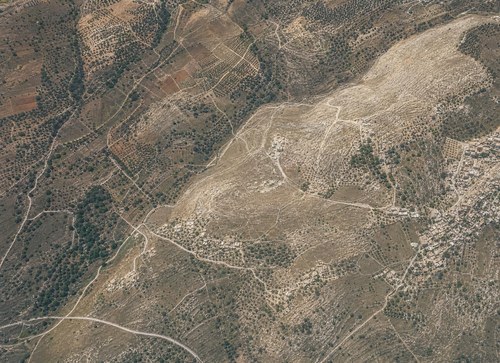 Archive record 658: villages north of and northeast of Amwas and Latrun: south of Saffa, like no. 657, military camp