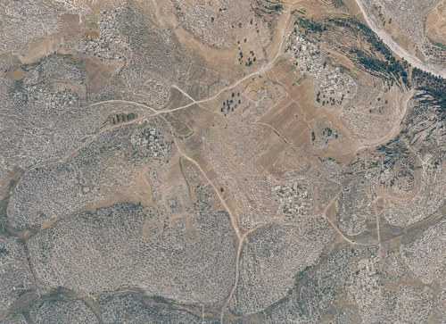 Archive record 660: villages north of and northeast of Amwas and Latrun: east of el-Burj (8 km northeast of Amwas) with Kefr Rut