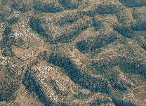 Archive record 661a: villages north of and northeast of Amwas and Latrun: east of el-Burj, like no. 660 with eastern continuation