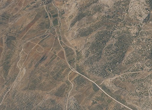 Archive record 665: villages north of and northeast of Amwas and Latrun: south of Bet-Sira, southern continuation of no. 664