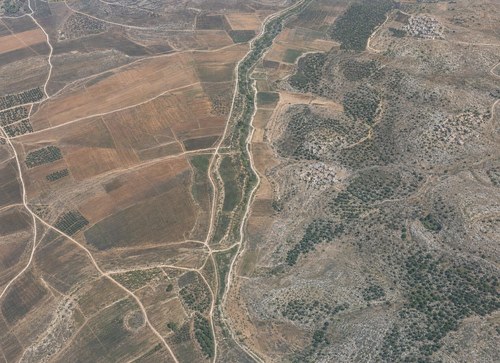 Archive record 671: villages north of and northeast of Amwas and Latrun: Bet Nuba and Jalo (3 km northeast of Amwas) with western surroundings, northeastern continuation of no. 670