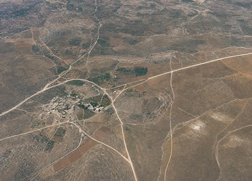 Archive record 678a: Amwas-Latrun and surroundings (in chronological order): Jerusalem road and hills east of Latrun, north of Amwas